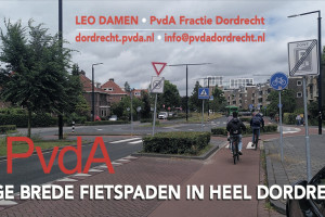 PvdA wil veilige brede fietspaden in heel Dordrecht