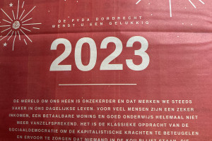 De PvdA wenst iedereen een gelukkig 2023 – Kom naar onze Nieuwjaarsreceptie