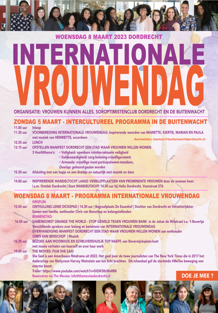 Programma En Maart Internationale Vrouwendag Dordrecht